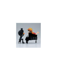 ONE PIECE - Luffy & Brook - Figurine WCF Log Stories 8cm