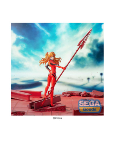 EVANGELION - Asuka X Spear of Cassius - Figurine Luminasta 20cm