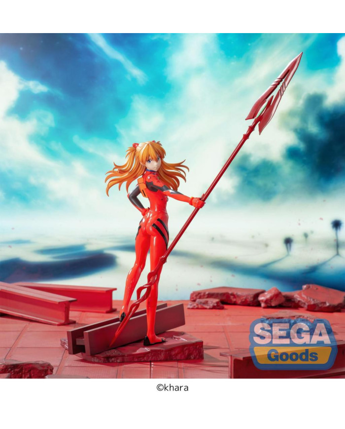 EVANGELION - Asuka X Spear of Cassius - Figurine Luminasta 20cm