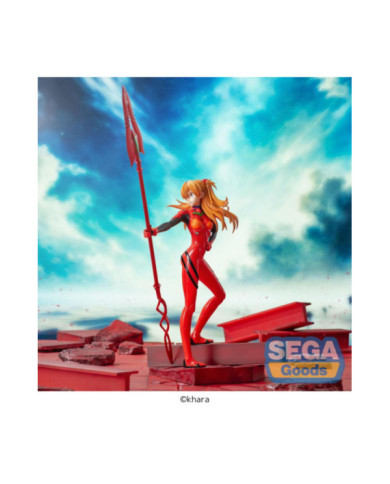 EVANGELION - Asuka X Spear of Cassius - Figurine Luminasta 20cm