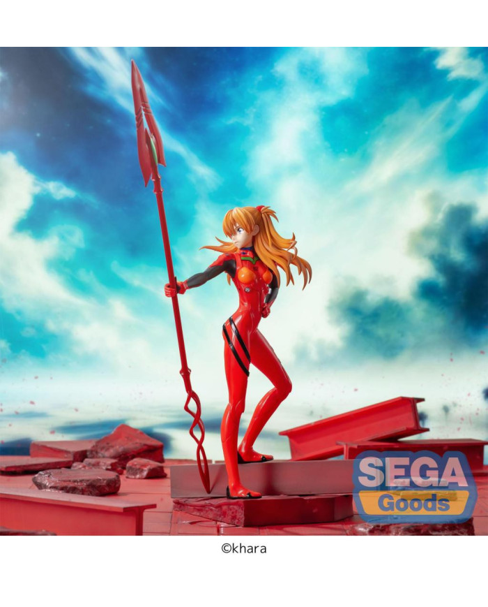 EVANGELION - Asuka X Spear of Cassius - Figurine Luminasta 20cm