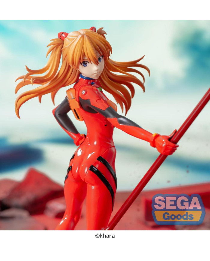 EVANGELION - Asuka X Spear of Cassius - Figurine Luminasta 20cm