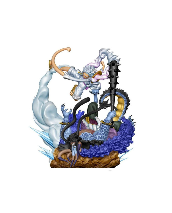 ONE PIECE - Logbox Re Birth Gear 5 - Set 4 Statuettes Petitrama 9cm