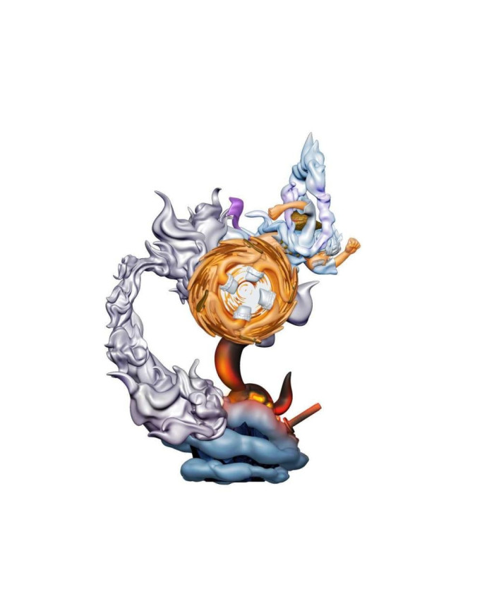 ONE PIECE - Logbox Re Birth Gear 5 - Set 4 Statuettes Petitrama 9cm