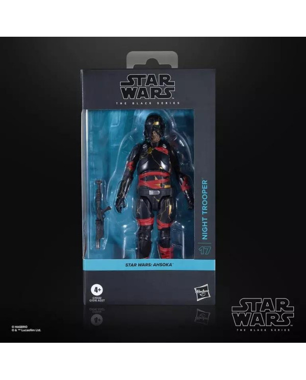 STAR WARS AHSOKA - Night Trooper - Figurine Black Series 15cm