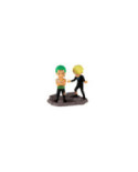 ONE PIECE - Roronoa Zoro & Sanji - Figurine WCF Log Stories 8cm