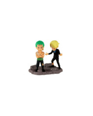 ONE PIECE - Roronoa Zoro & Sanji - Figurine WCF Log Stories 8cm