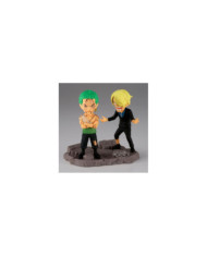 ONE PIECE - Roronoa Zoro & Sanji - Figurine WCF Log Stories 8cm
