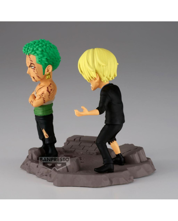 ONE PIECE - Roronoa Zoro & Sanji - Figurine WCF Log Stories 8cm