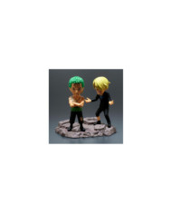 ONE PIECE - Roronoa Zoro & Sanji - Figurine WCF Log Stories 8cm