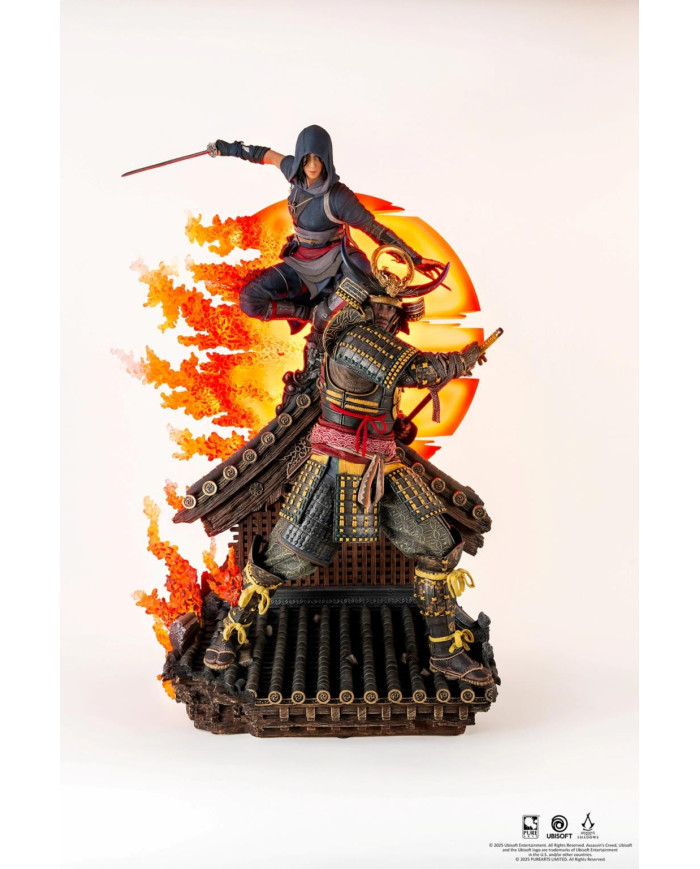 ASSASSIN'S CREED SHADOWS - Naoe & Yasuke - Statuette Animus 1/4 79cm