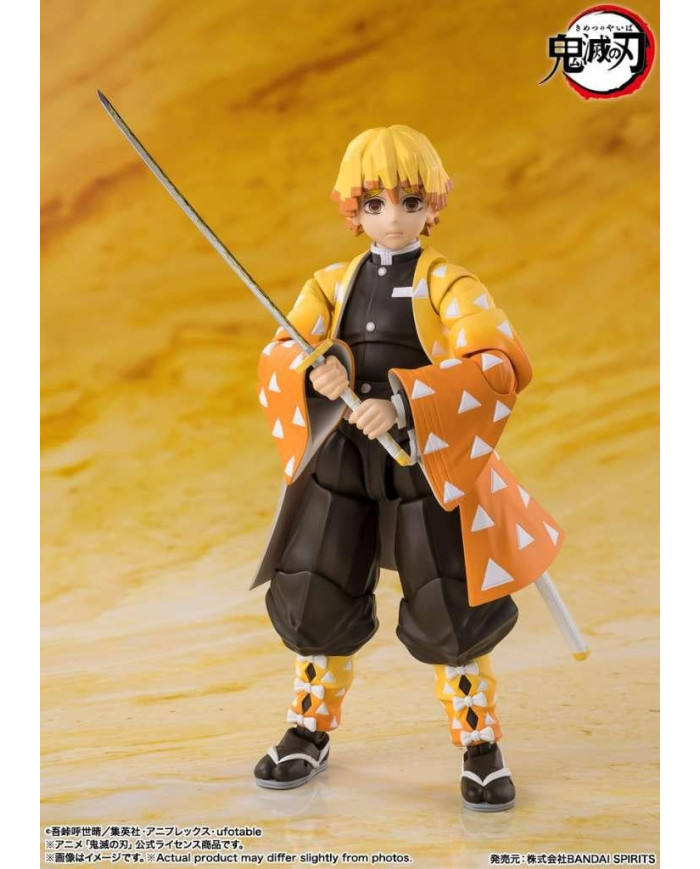DEMON SLAYER - Zenitsu Agatsuma - Figurine S.H. Figuarts 14cm