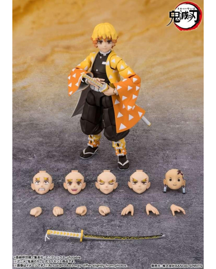 DEMON SLAYER - Zenitsu Agatsuma - Figurine S.H. Figuarts 14cm