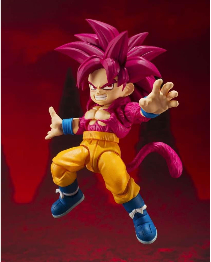 DRAGON BALL DAIMA - Son Goku Super Saiyan 4 - Fig. S.H. Figuarts 8cm