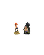 ONE PIECE - Ace VS Marshall D. Teach - Figurine WCF Log Stories 8cm