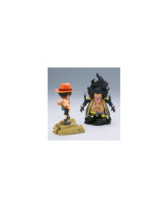 ONE PIECE - Ace VS Marshall D. Teach - Figurine WCF Log Stories 8cm