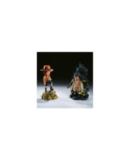 ONE PIECE - Ace VS Marshall D. Teach - Figurine WCF Log Stories 8cm
