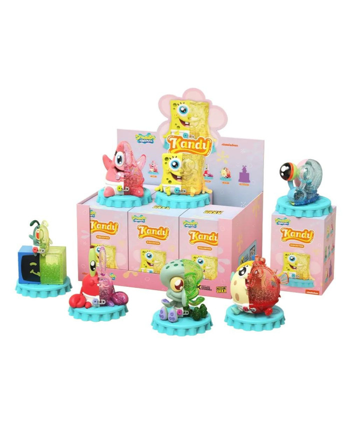 BOB L'EPONGE - Kandy X Spongebob Soda Edtion - Display 6 Fig.