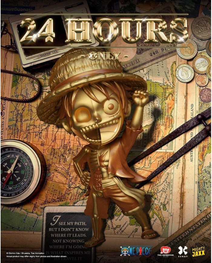 ONE PIECE - Luffy "Treasure Gold Edition" - Figurine XXRAY Plus 20cm