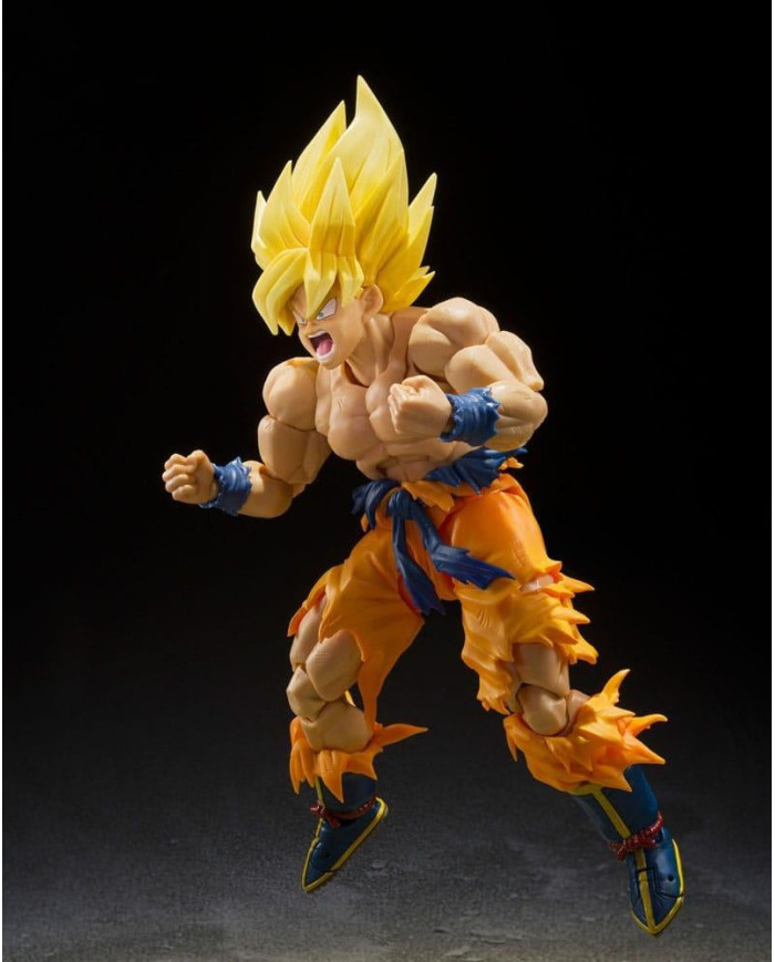 DRAGON BALL Z - Son Goku Super Saiyan - Figurine S.H. Figuarts 15cm