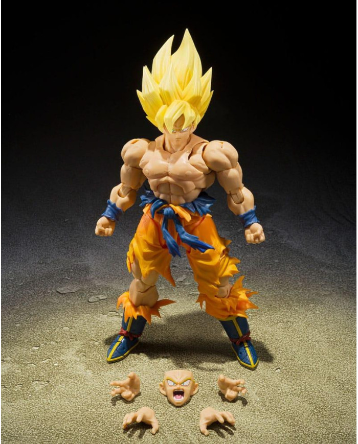 DRAGON BALL Z - Son Goku Super Saiyan - Figurine S.H. Figuarts 15cm