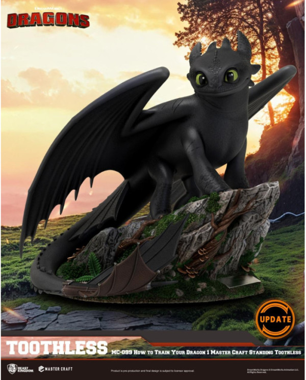 DRAGON - Krokmou - Statuette Master Craft 31cm