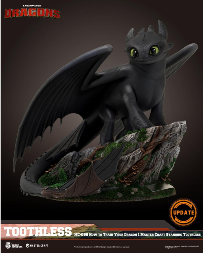 DRAGON - Krokmou - Statuette Master Craft 31cm