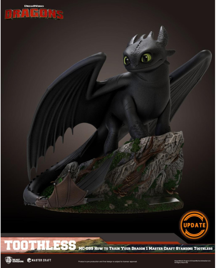 DRAGON - Krokmou - Statuette Master Craft 31cm