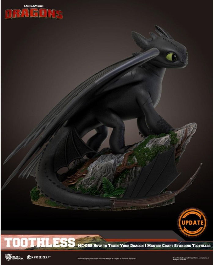DRAGON - Krokmou - Statuette Master Craft 31cm