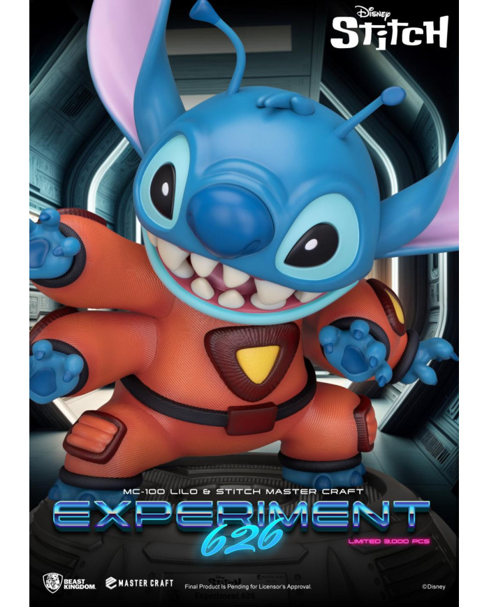 DISNEY - Stitch Experiment 626 - Statuette Master Craft 39 cm