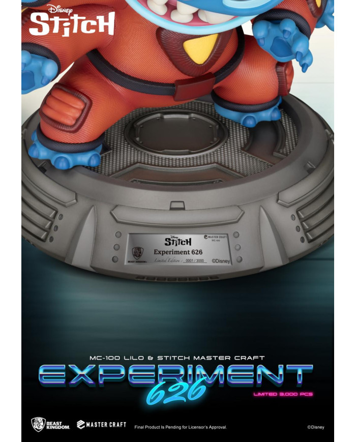 DISNEY - Stitch Experiment 626 - Statuette Master Craft 39 cm