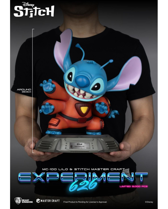 DISNEY - Stitch Experiment 626 - Statuette Master Craft 39 cm