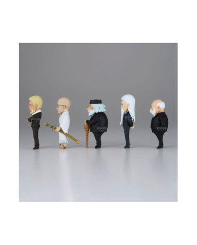ONE PIECE - WCF Five Elders - Assortiments 12 Figurine 7cm