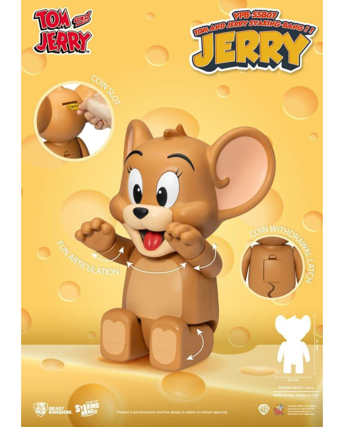TOM & JERRY - Jerry - Tirelire SYAKING 30cm