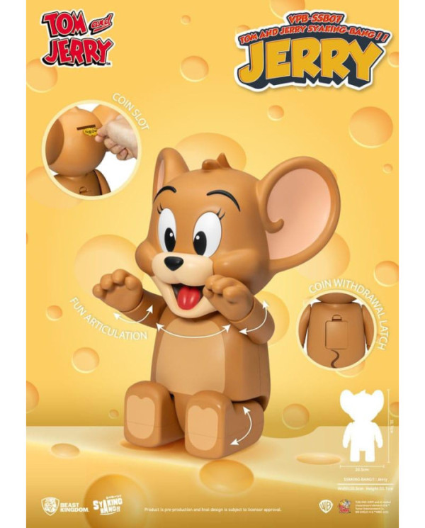 TOM & JERRY - Jerry - Tirelire SYAKING 30cm