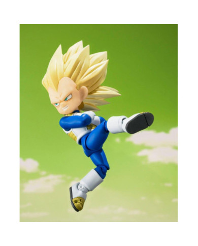 DRAGON BALL DAIMA - Super Saiyan 3 Mini Vegeta -Fig. S.H. Figuarts 8cm