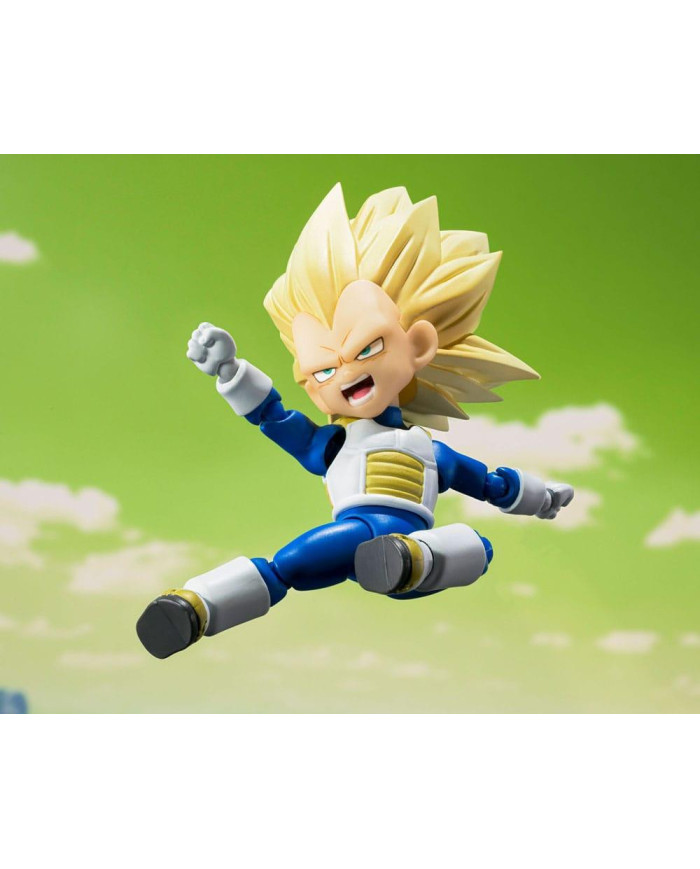 DRAGON BALL DAIMA - Super Saiyan 3 Mini Vegeta -Fig. S.H. Figuarts 8cm