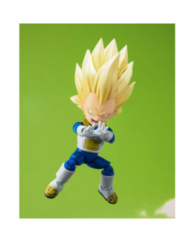 DRAGON BALL DAIMA - Super Saiyan 3 Mini Vegeta -Fig. S.H. Figuarts 8cm