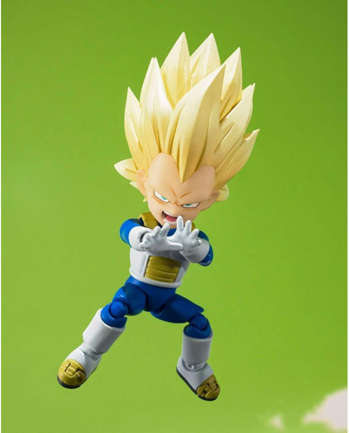 DRAGON BALL DAIMA - Super Saiyan 3 Mini Vegeta -Fig. S.H. Figuarts 8cm