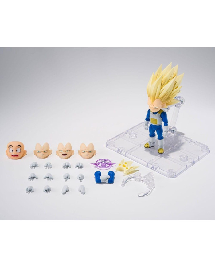 DRAGON BALL DAIMA - Super Saiyan 3 Mini Vegeta -Fig. S.H. Figuarts 8cm