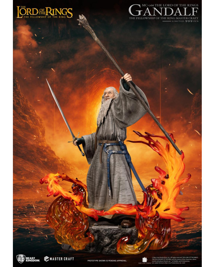 LE SEIGNEUR DES ANNEAUX - Gandalf - Statuette Master Craft 58cm