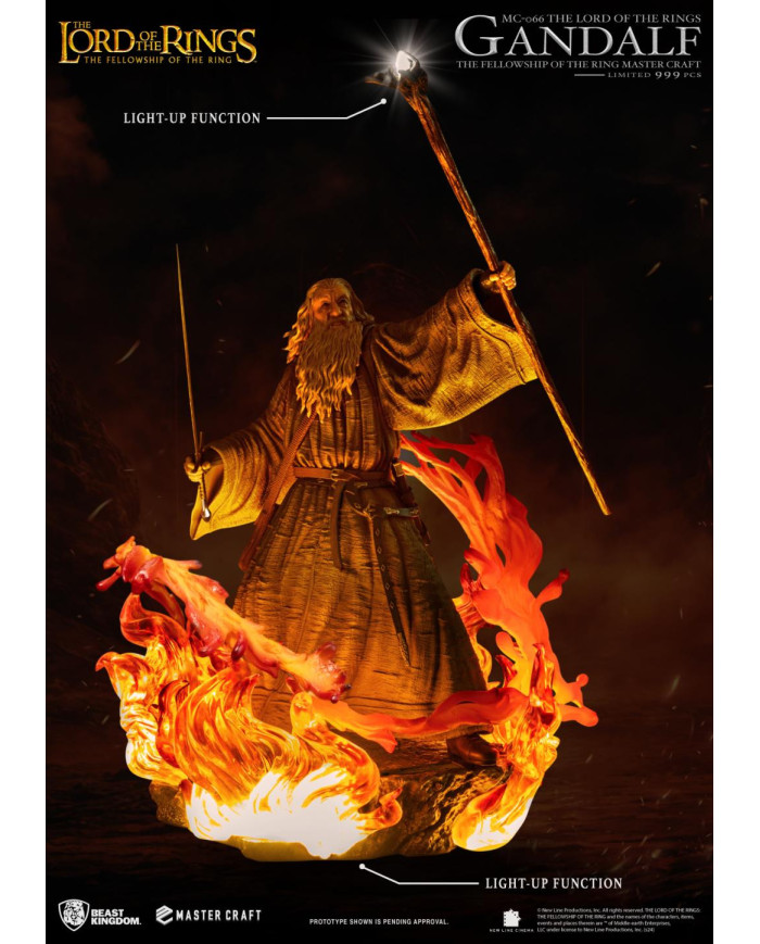 LE SEIGNEUR DES ANNEAUX - Gandalf - Statuette Master Craft 58cm