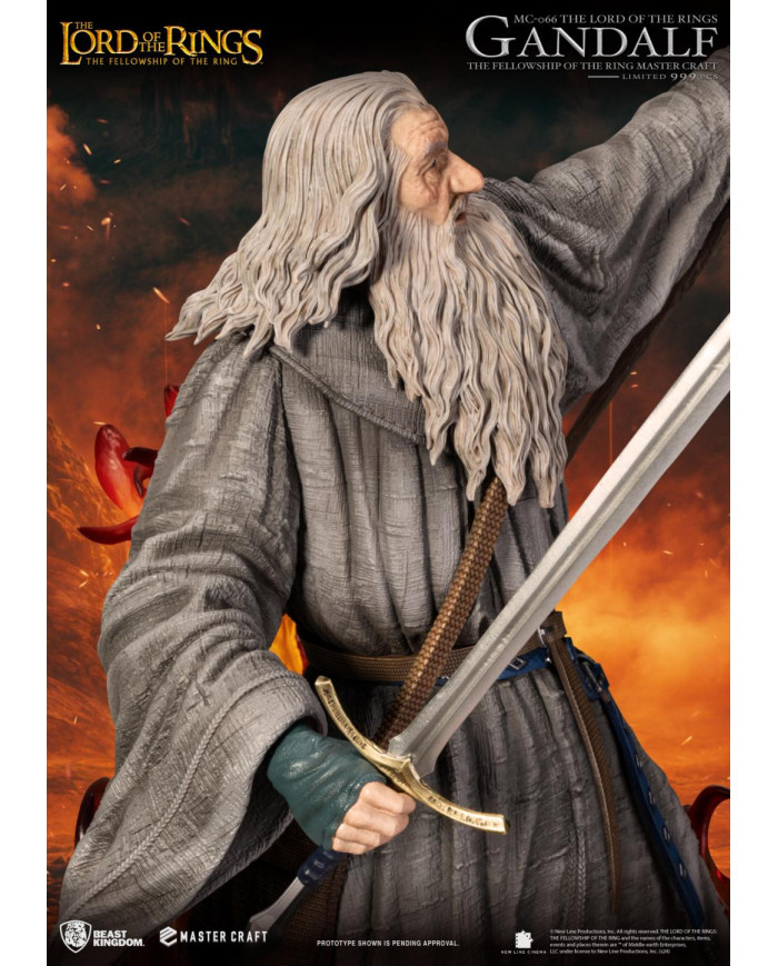 LE SEIGNEUR DES ANNEAUX - Gandalf - Statuette Master Craft 58cm