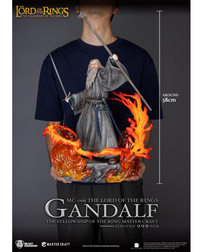 LE SEIGNEUR DES ANNEAUX - Gandalf - Statuette Master Craft 58cm