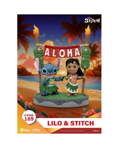 LILO & STITCH - Aloha - Diorama D-Stage 13cm