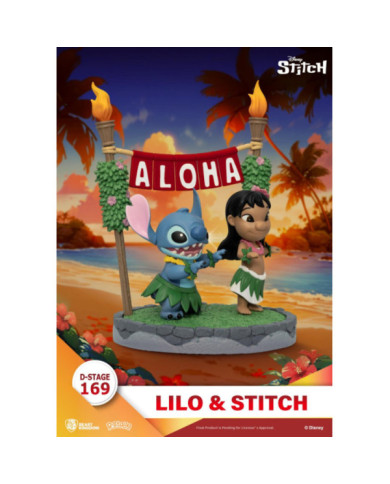 LILO & STITCH - Aloha - Diorama D-Stage 13cm