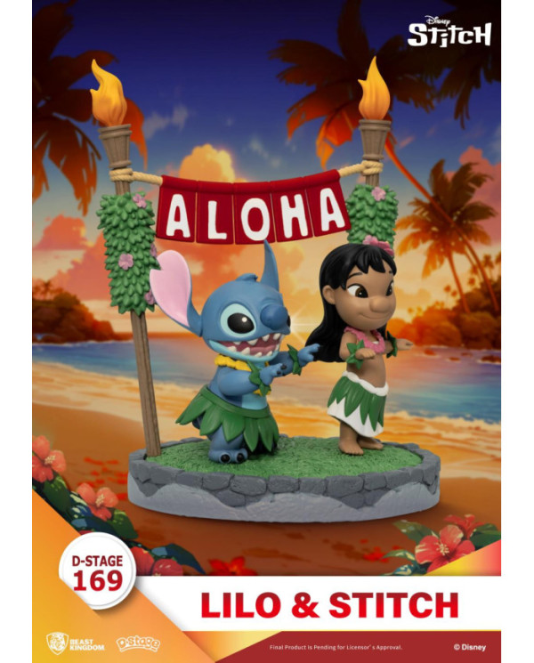 LILO & STITCH - Aloha - Diorama D-Stage 13cm
