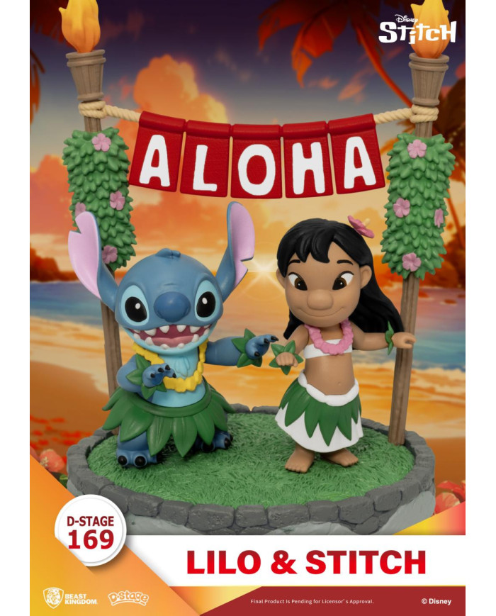 LILO & STITCH - Aloha - Diorama D-Stage 13cm