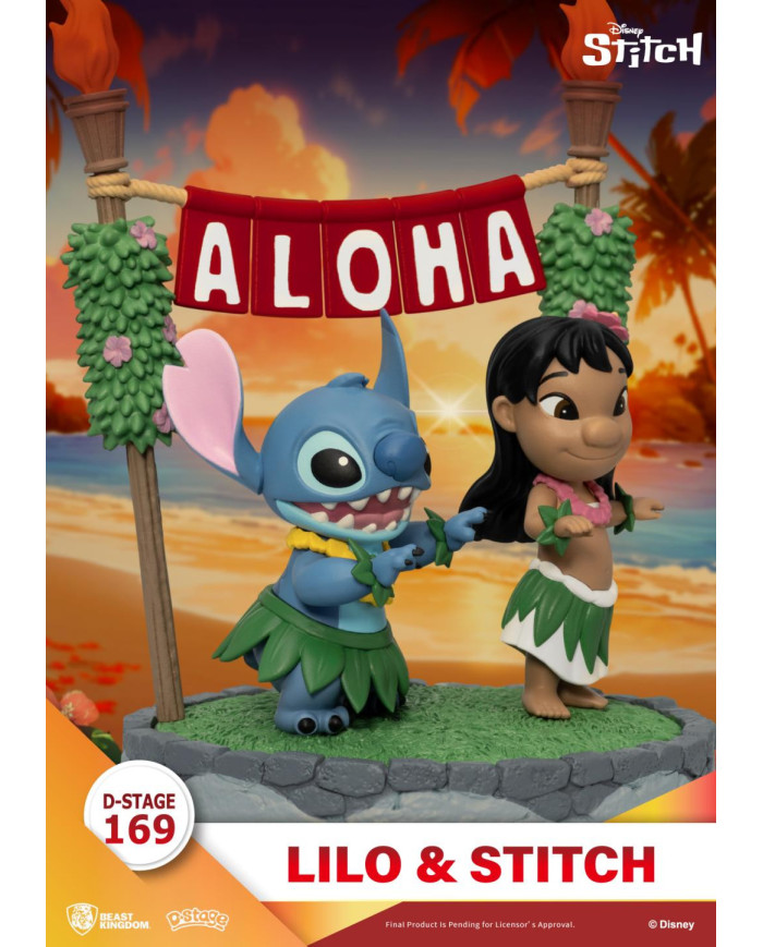 LILO & STITCH - Aloha - Diorama D-Stage 13cm