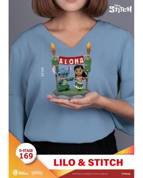 LILO & STITCH - Aloha - Diorama D-Stage 13cm